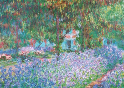 Kunstkarte Claude Monet ''Der Garten des Künstlers in Giverny''