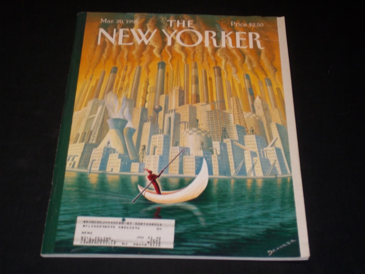 1995 MARCH 20 THE NEW YORKER MAGAZINE - NICE ILLUSTRATED COVER