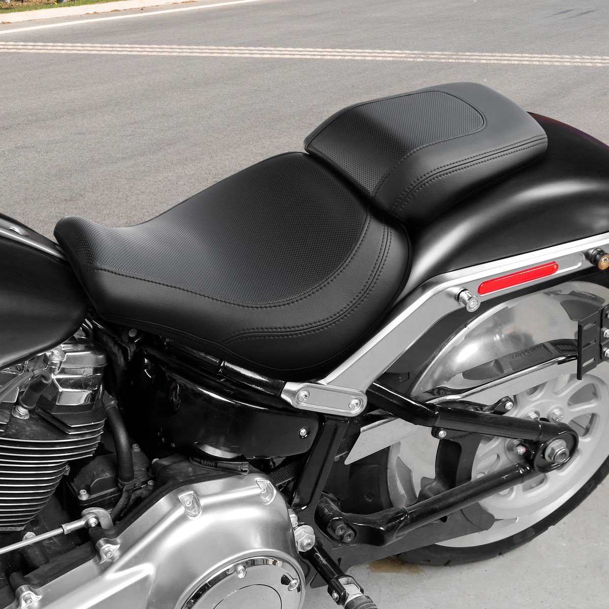 Rider Driver & Passenger Seat Fit For Harley Fat Boy FLFB FLFBS