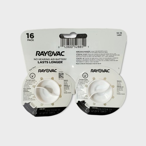 Hearing Aid Batteries Rayovac Size 10, 28 Pack Best By May 22 - Picture 3 of 3