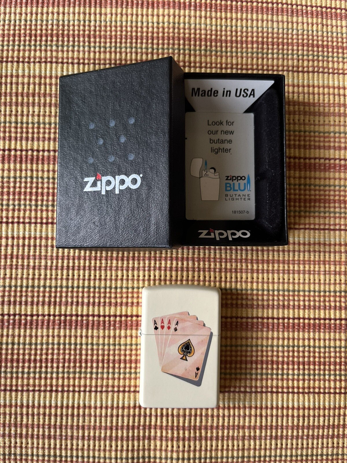 2009 ZIPPO Lighter. 4 of a kind cards . Used In Box eBay