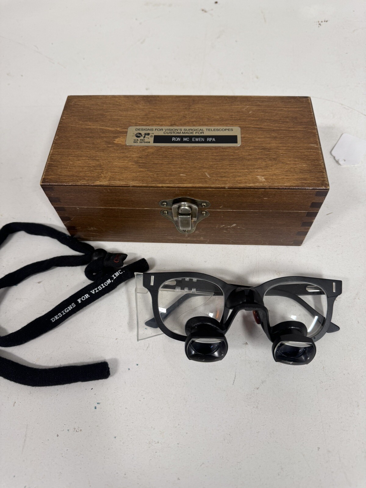 Designs for Vision Dental Surgical Telescopes Vintage Loupe Glasses W