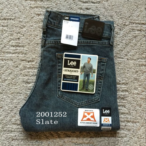 NWT Lee Men's Straight Leg Fit Jeans 20 
