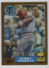 2021 Topps All-Star Rookie Cup Base Image Gold Foil /50 Kirby Puckett HOF 6m7