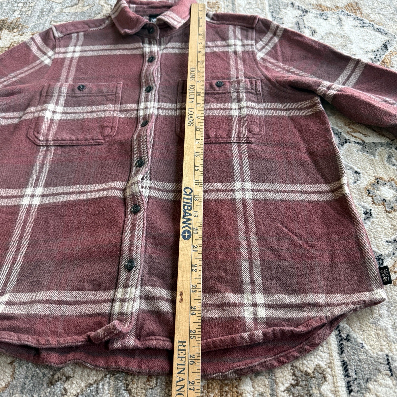 Mountain Hardware Women’s Plusher Button Plaid Fl… - image 6