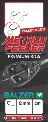 Premium Method Feeder Haken  mit Pelletband von BALZER