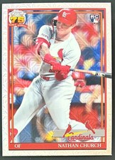 2026 Topps Series 1 - 1991 Topps Chrome Silver Pack Mojo Nathan Church #91C-45