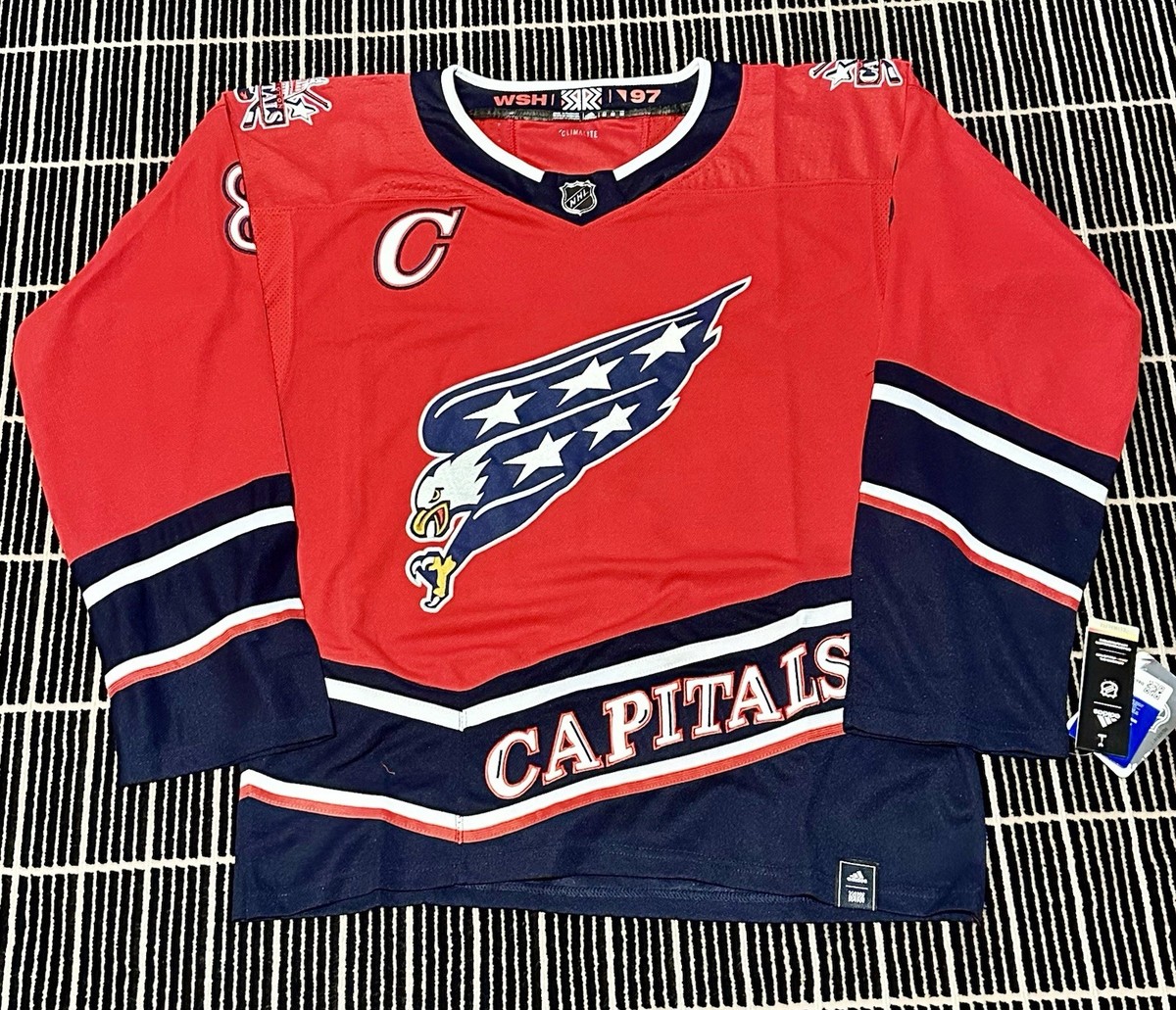 adidas Alex Ovechkin Washington Capitals Eagle Reverse Retro