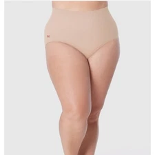 Brand New Ruby Ribbon Women's Size Large Nude Everyday Waistline Brief Shaping