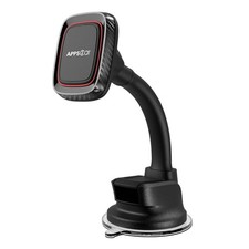 APPS2Car Magnetic Phone Holder for Car, Dashboard Windshield 1 Pack, Black