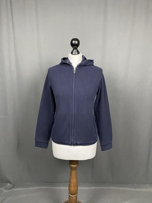 Prada RECENT Damen Hoodie Pullover Blau Full Zip Größe M