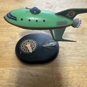 Futurama LootCrate Julio 2016 Planet Express Ship Model Q-Fig de QMX por QMX Mini Masters Vehicles