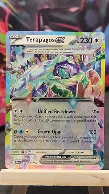 Terapagos ex - 092/131 Holo PRE SV: Prismatic Evolutions Double Rare NM-MP