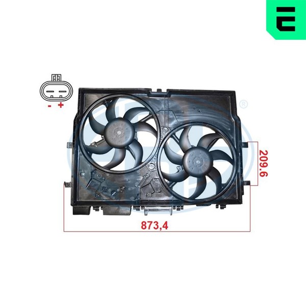 ERA LüFter MotorküHlung 352143 12V 385Mm FüR Fiat Ducato Bus 120 Multijet 130-image