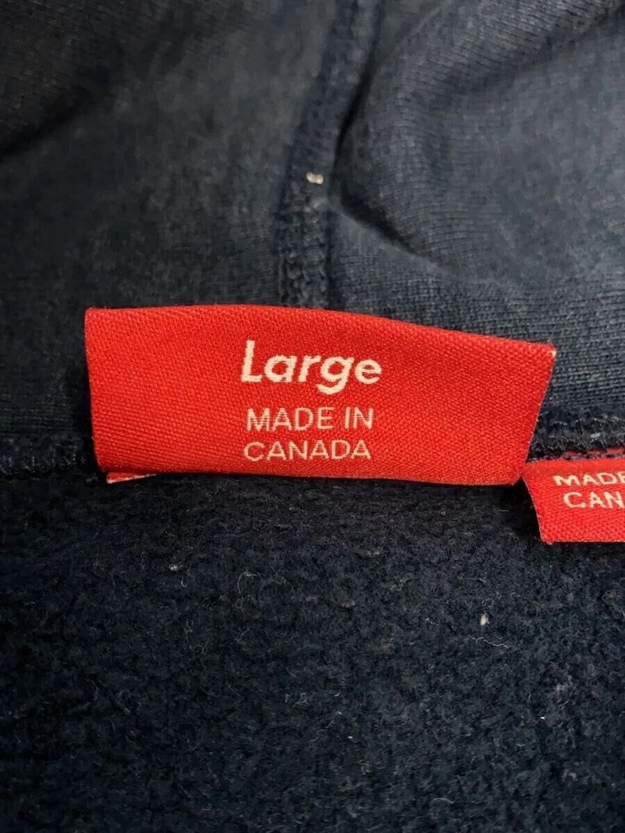 Felpa Supreme con cappuccio L cotone nuova tinta unita