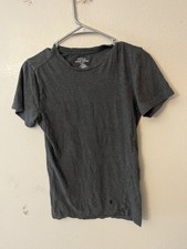 Polo Ralph Lauren Sleepwear Men  s S Cotton Sleep Shirt Gray Crew Neck EUC Top