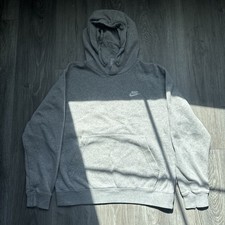 Nike Men's Sz S Sportswear Club Fleece Pullover Hoodie Heather Gray