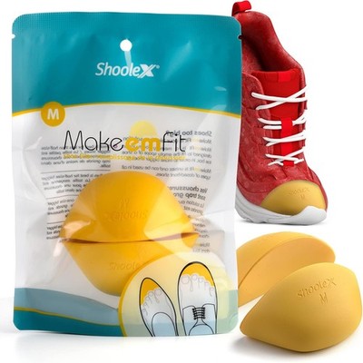 Big Shoe Filler, Unisex (Medium) Half to One size bigger shoe., Yellow 