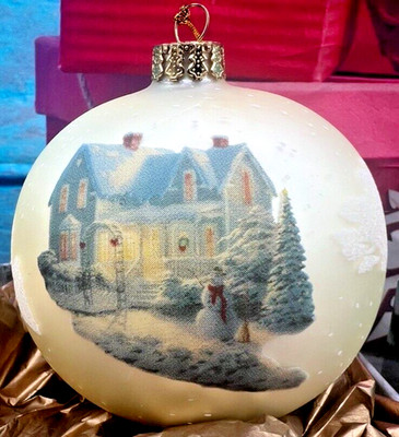 2003 Thomas Kinkade Painter of Light Brushworks Collection Ornament Vintage NIB