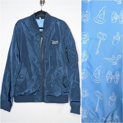 Walt Disney Studios D23 Gold Member Exclusive Reversible Bomber Jacket Blue XL