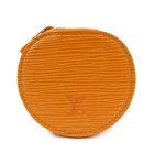 Louis Vuitton Epi Ecrin Bijoux 10 Jewelry Case Mandarin M48217 Auth Used F/S