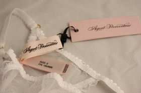 Agent Provocateur ~ FIA  ~ pink mesh ouvert brief BNWT AP2 UK 12