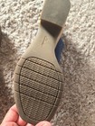 Womens CLARKS  Navy Blue Cork Chunky Heeled Sandals Size 7.5 Great Condition — photo 4
