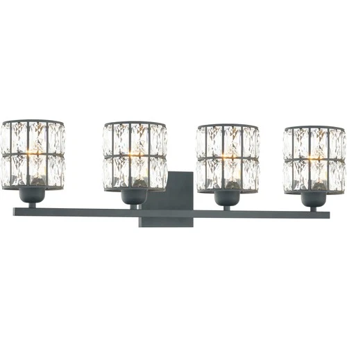 Quoizel GIB8630 Gibson 4 Light 30"W Bathroom Vanity Light - Chrome - Picture 7 of 12
