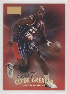 1997-98 Skybox Premium Reebok Bronze Clyde Drexler #17 HOF 0e3