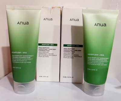 LOT 2~Anua Heartleaf + BHA Quercetinol Pore Deep Cleansing Foam *READ DETAILS*