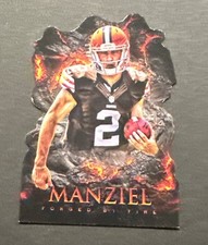 2014 TOPPS FIRE JOHNNY MANZIEL FORGED BY FIRE DIE-CUT RC!