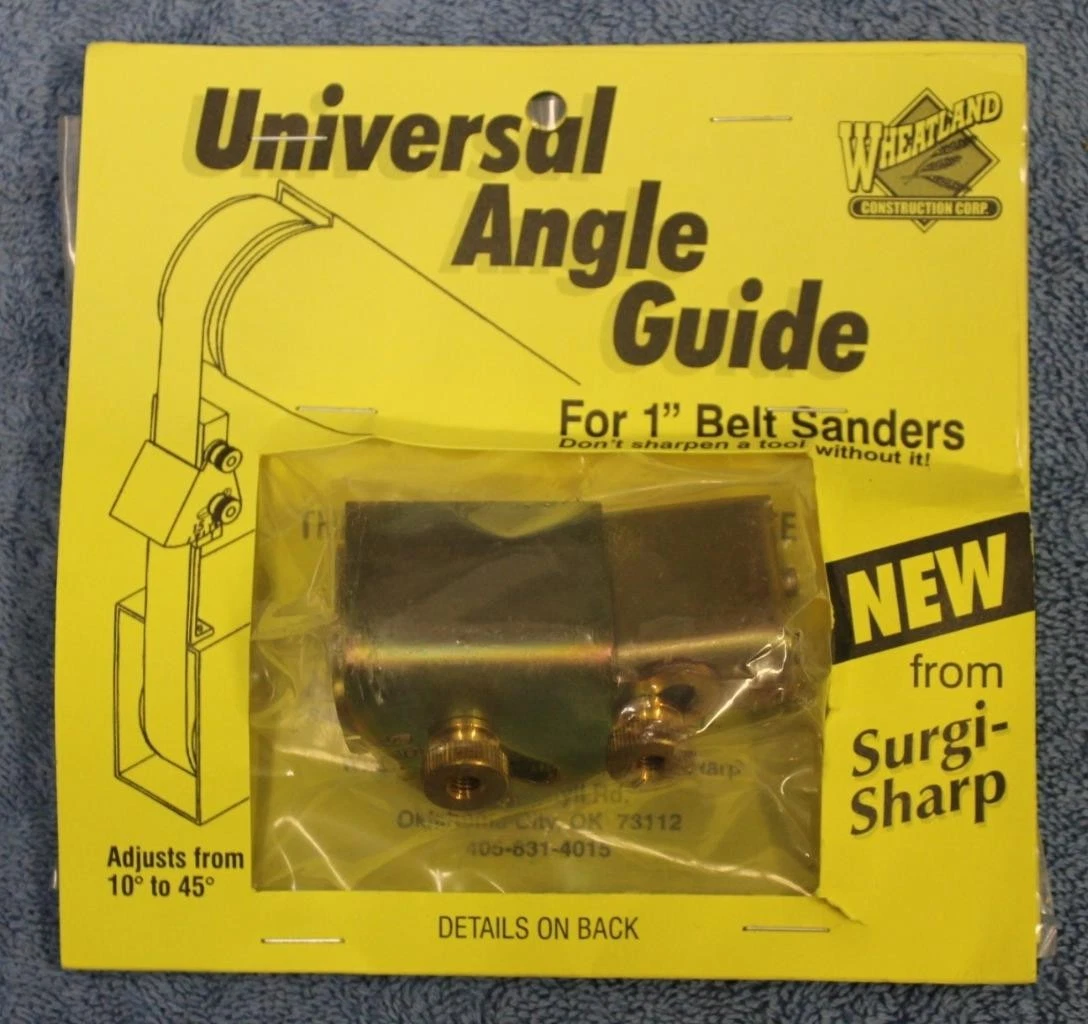 Surgi-Sharp Universal Angle Guide for Knife Sharpening on 1" Belt Sanders SS-10