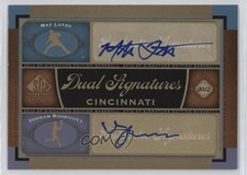 2012 SP Signature Edition Dual Signatures Mat Latos Yorman Rodriguez Auto 4g8