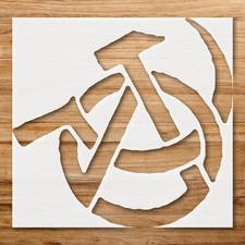 Abstract Geometric Shapes Wall Art Reusable Stencil - StencilAir