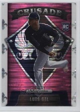 2022 Panini Chronicles Crusade Pink Pulsar Prizm Luis Gil #7 0h29