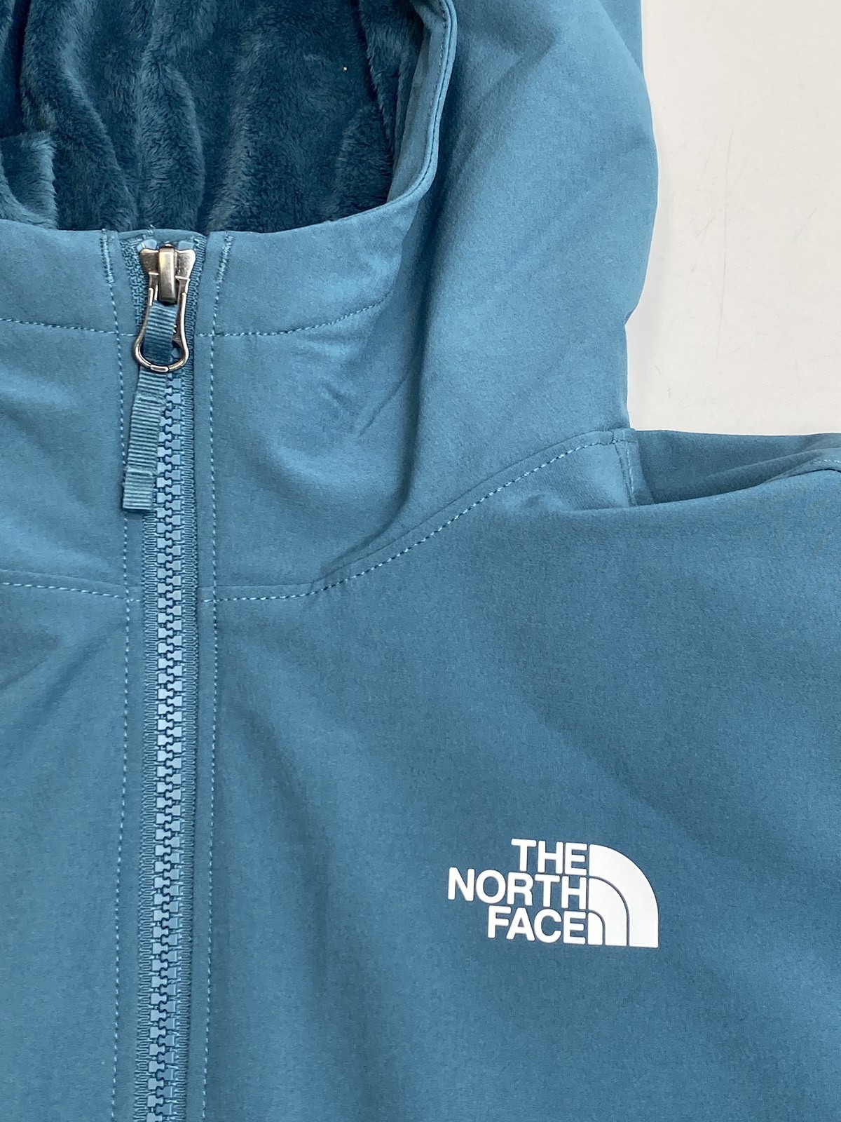 The North Face Womens Jacket Teal Size S Shelbe Raschel Hoodie Space Blue thumbnail 11