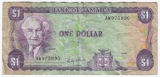 Jamaica 1 Dollar 1986 P-68Ab circulated