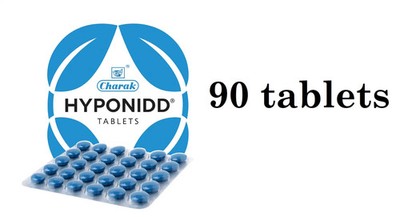 Charak Hyponidd 3 Strips (90) Tablets   Ayurvedic Metabolic- Hormonal Wellness