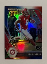 2021 Panini Prizm Draft Picks Red, White & Blue Josh Jacobs #95 Alabama Card!💥