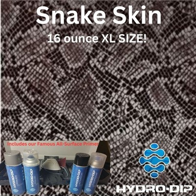 Hydro Dip Hydrographic Film Dip Kit Snake Skin 16 oz Aerosols