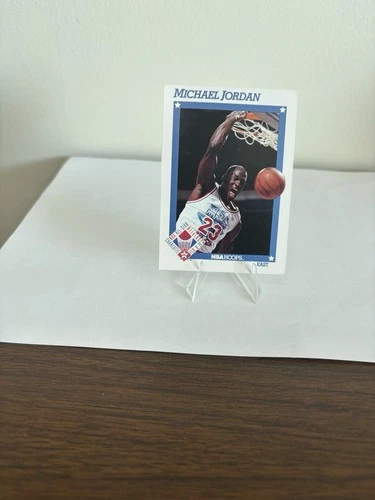 1991-92 NBA Hoops # 253 Michael Jordan All-Star card1 Ex+