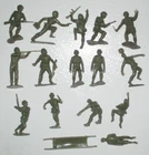 Marx 1960s-1970s Battleground Medical Group US Soldiers Complete Set Lot Two