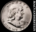1954-D Franklin Half Dollar - FBL - Choice Gem Brilliant Unc  Lustrous  #J8753