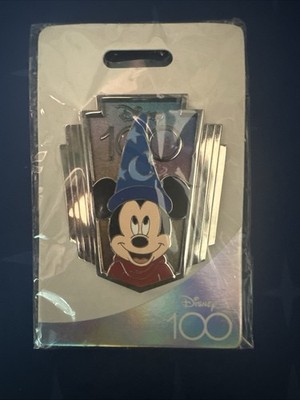 Disney Destination D23  D 100 Pin Sorcerer's Apprentice Mickey LE 300 MOG WDI
