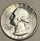 1962-D Washington Quarter 90% Silver Denver