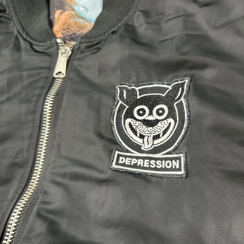 FA F*cking Awesome Jacket Mens XL Reversible Depression Skateboarding Sexy image 5