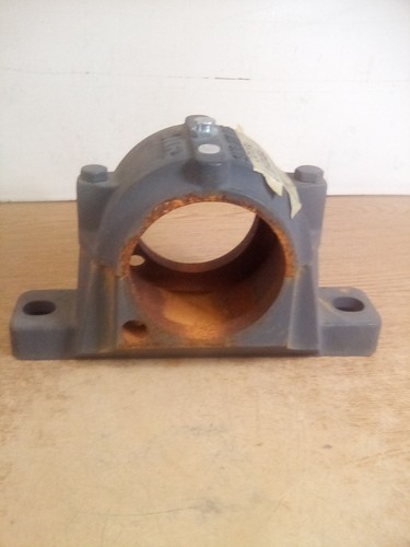 SNR SNB218 P5 Industrial Cast Iron Split Plummer Block Bearing Housing "RUSTY"