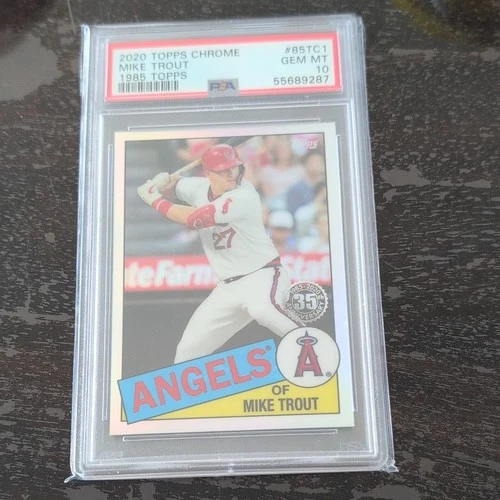 Mike Trout - 2020 Topps Chrome 1985 Topps   PSA 10
