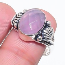 Natural Amethyst Gemstone 925 Sterling Silver Jewelry All Size Ring For Gift