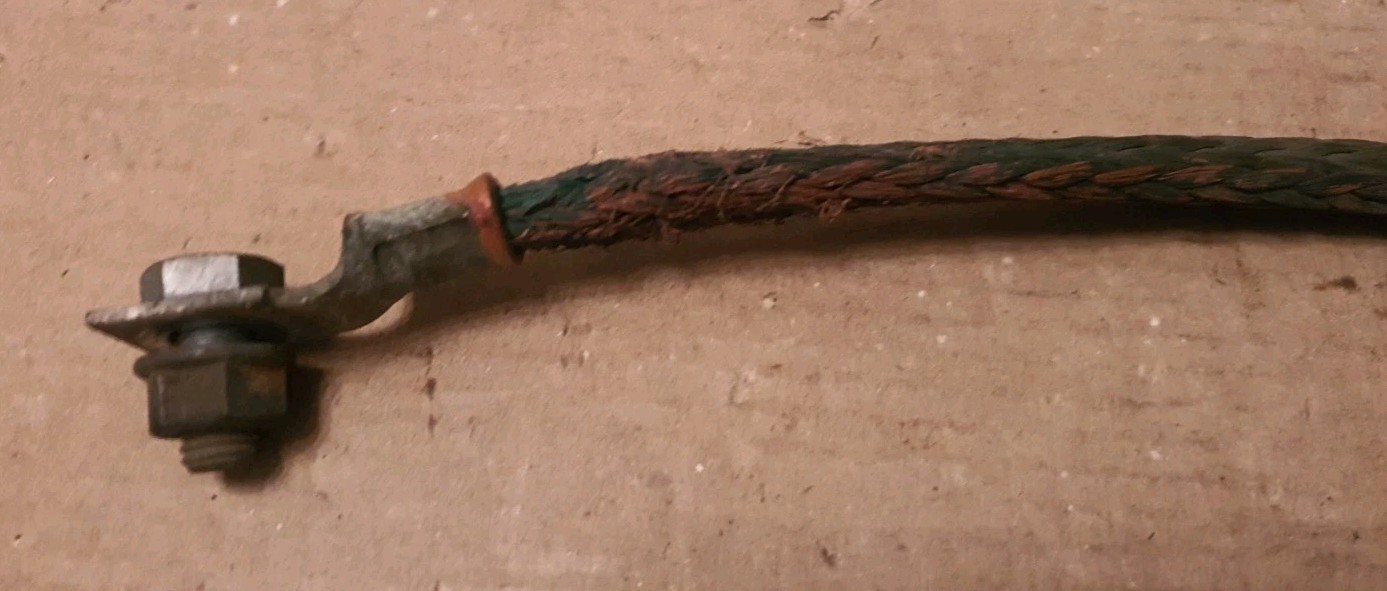 BMW E81/E82/E87/E88 04-13 ENGINE STARTER GROUND EARTH STRAP CABLE 7549394